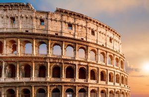 The Colosseum, one of Rome's main attractions. On-line tickets