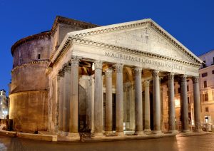 The Pantheon, one of the attractions to visit during the week in Roma
