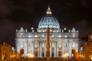 The amazing Basilica of San Pietro in Rome