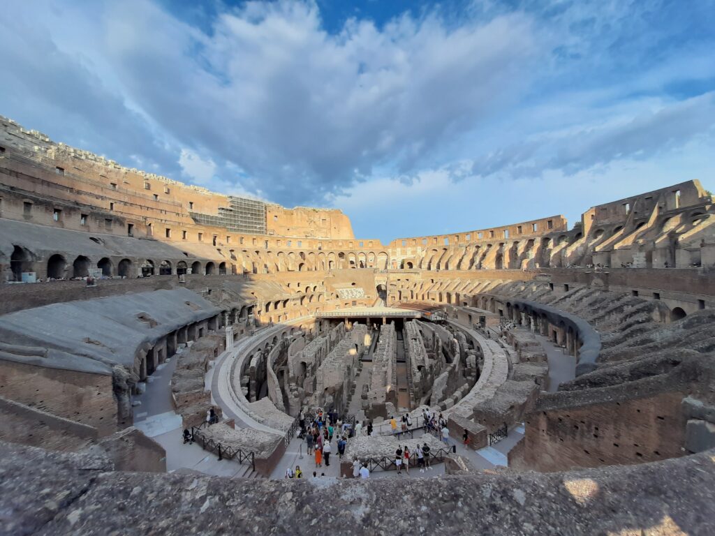 Visit the Colosseum: The cavea
