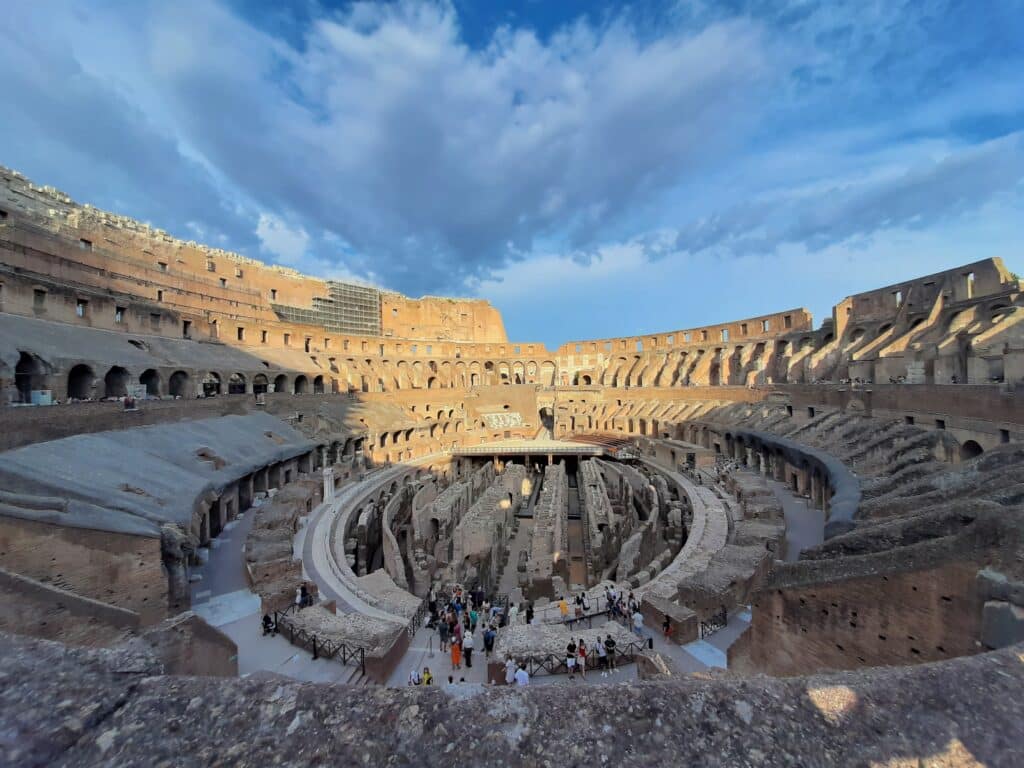 Visit the Coliseum in Rome: the arena